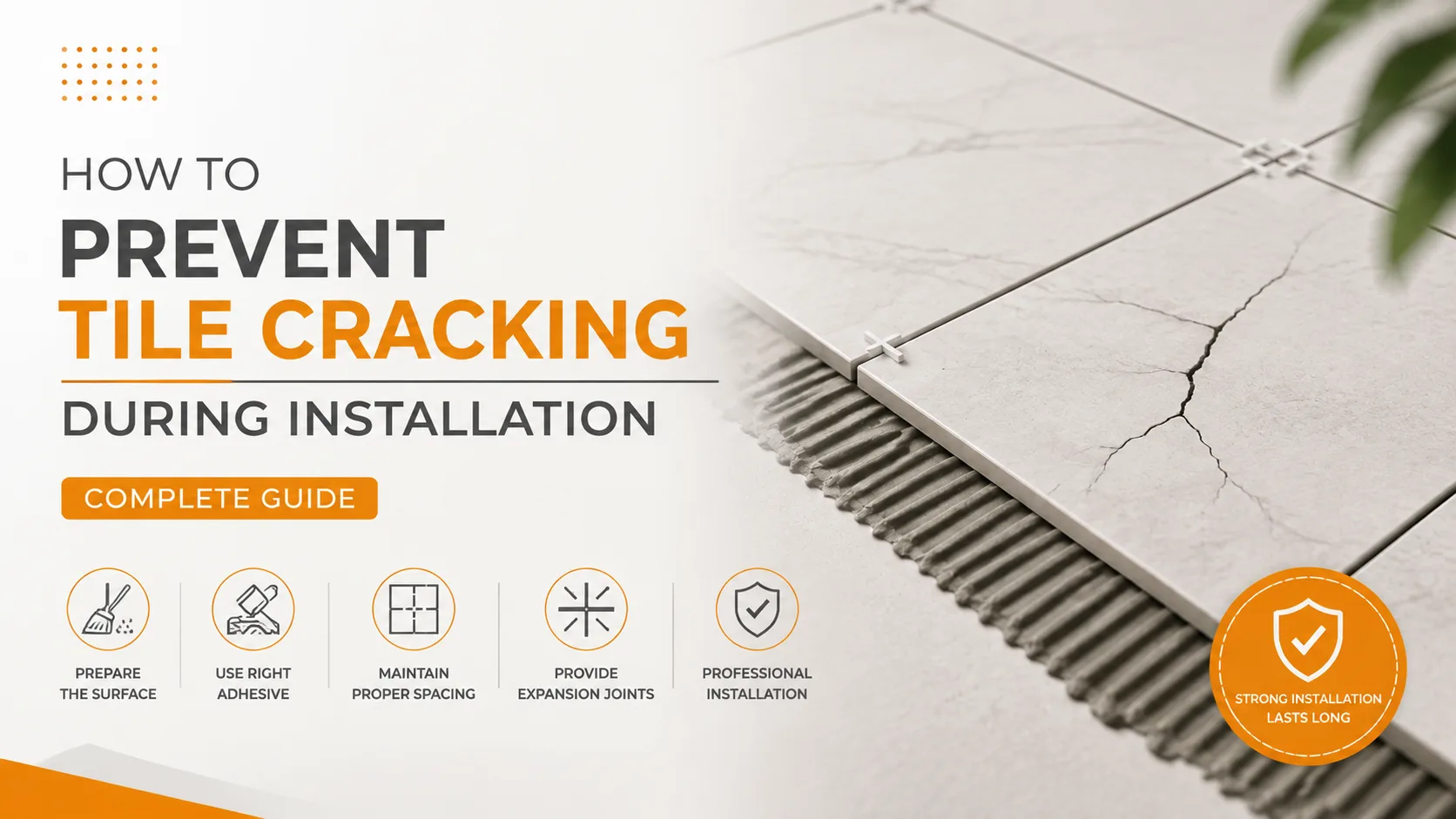 How to Prevent Tile Cracking During Installation: Complete Guide