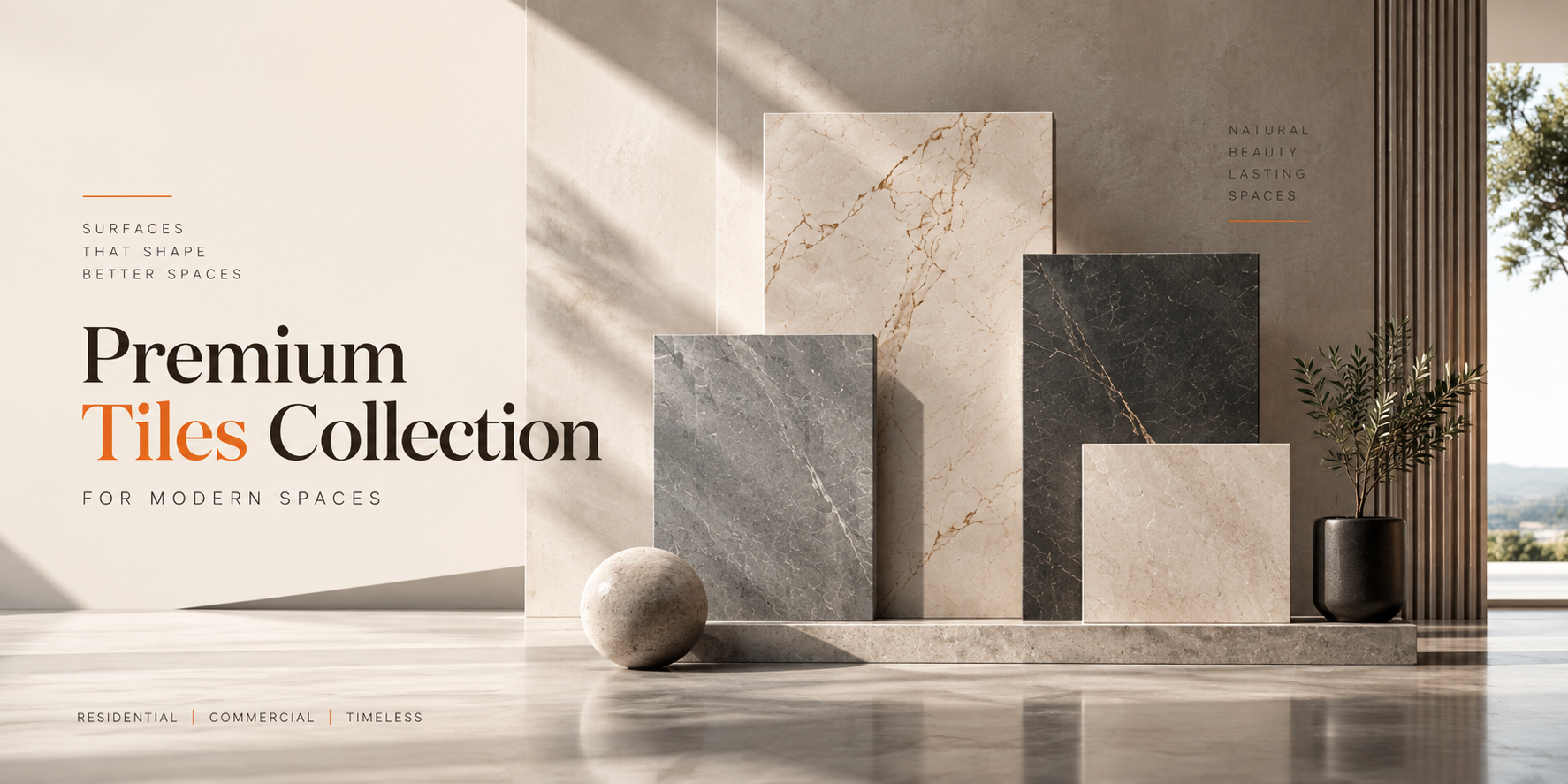 Premium Tiles Collection for Modern Residential & Commercial Spaces