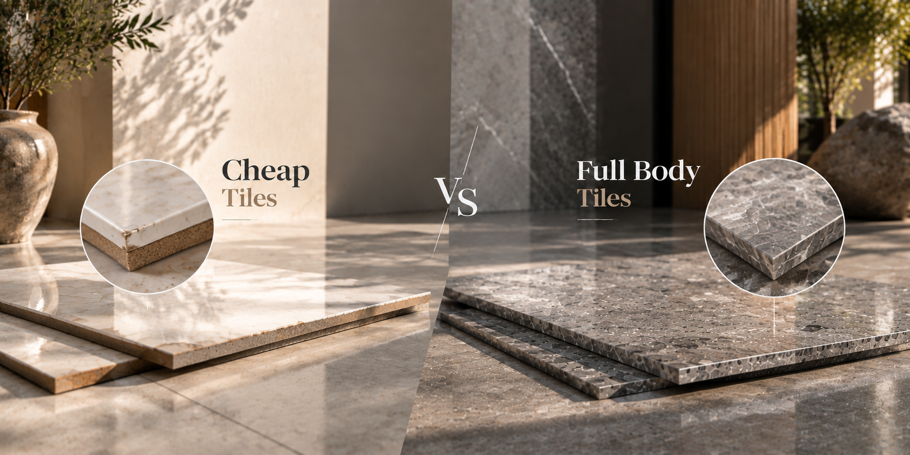 Cheap Tiles Vs Full Body Tiles: What Type of Tile Should You Choose for Your Project?