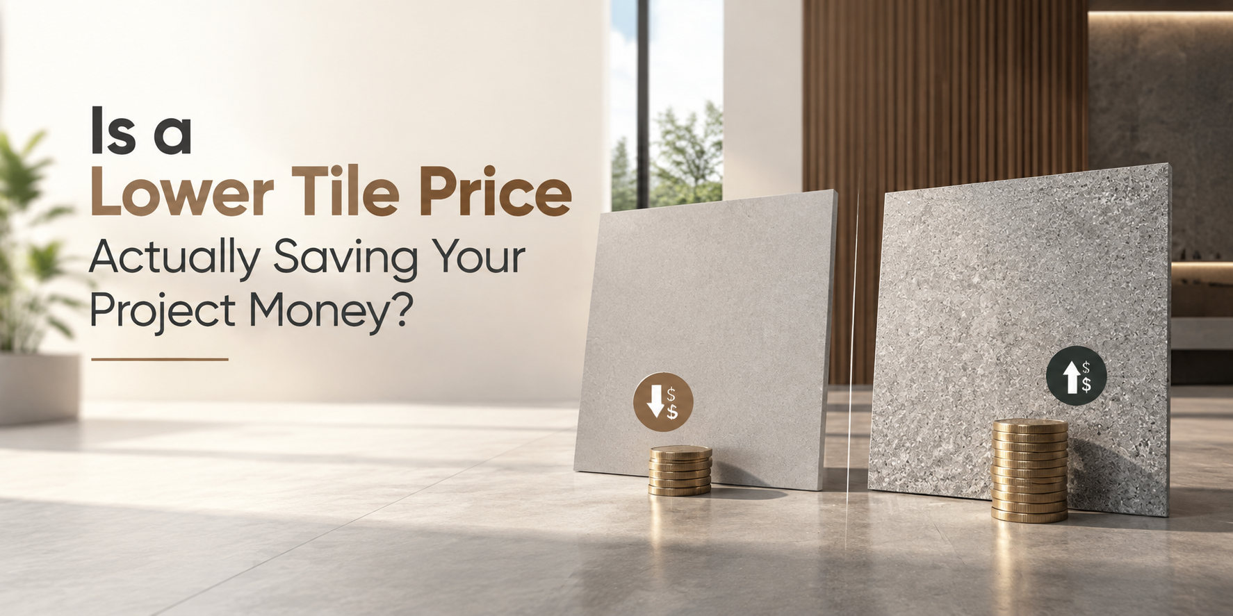Is a Lower Tile Price Actually Saving Your Project Money?