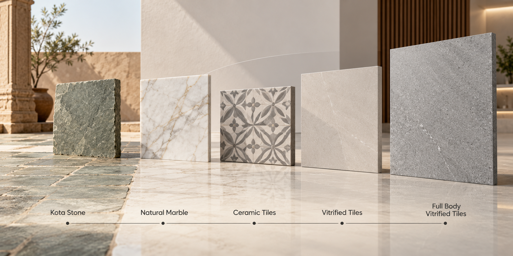 The Evolution of Flooring in India: From Kota Stone to Full Body Vitrified Tiles